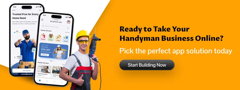 Create an Handyman App CTa